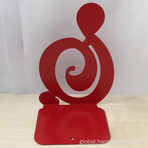 Book Holder For Reading Creative personality red note iron book stand Supplier